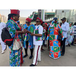 Supporters of All Progressives Congress wear traditional attire