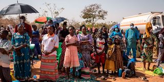 Burkinabè pilgrims pray for peace 