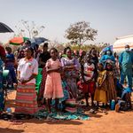Burkinabè pilgrims pray for peace 
