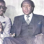 Kenya's former minister for Foreign Affairs Robert Ouko (right)