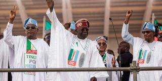 Nigerian presidential candidate in Lagos