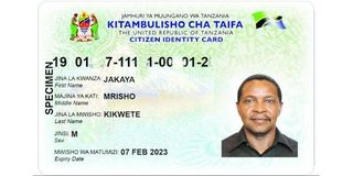 A collection of national IDs