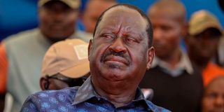 Kenya’s opposition leader Raila Odinga. 
