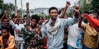 TPLF fighters are welcomed in Tigray capital Mekele