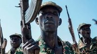 Members of South Sudan’s National Army 