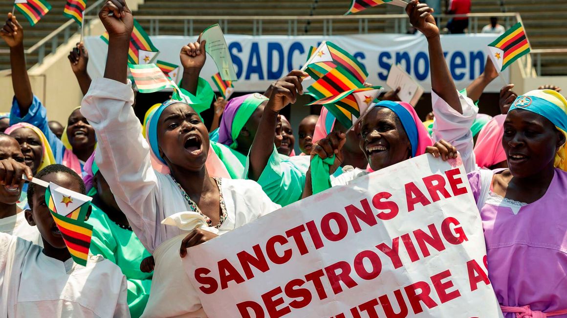 Demonstrators hold protests in Zimbabwe