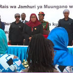 Tanzanian President Samia Suluhu Hassan