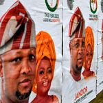 Campaign posters of Lagos PDP gubernatorial candidate 
