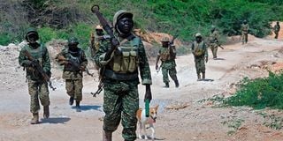 Uganda's troops under Amisom