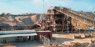 A mining site in Tanzania