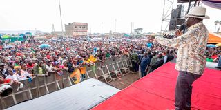Kenya’s opposition leader Raila Odinga