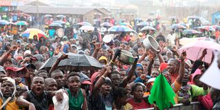Raila Odinga in Nakuru City