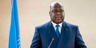 DR Congo President Felix Tshisekedi 