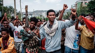 TPLF fighters are welcomed in Tigray capital Mekele
