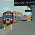 The Kenya Standard Gauge Railway train.