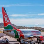A Kenya Airways plane