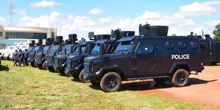 Uganda Police Force vehicles