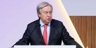 UN Secretary-General Antonio Guterres