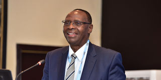 Nation Media Group board chairman Dr Wilfred Kiboro