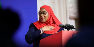 Tanzanian President Samia Suluhu