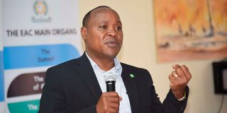 EAC Secretary-General Peter Mathuki 
