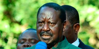 Kenya's Opposition Leader Raila Amollo Odinga