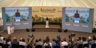 Rwandan President Paul Kagame