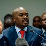 Nelson Chamisa of the opposition Citizens Coalition for Change. 