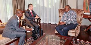 Uhuru Kenyatta meets UN envoy Huang Xia