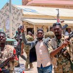 Sudanese army soldiers loyal to army chief Abdel Fattah al-Burhan