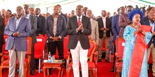 Kenya’s President William Ruto in Machakos