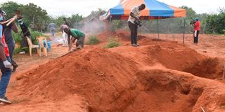 Mass graves in Shakahola, Kilifi, Kenya