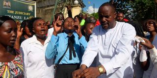 Mombasa church goers