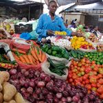 A food market in Kenya’s Nyeri town