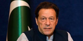 Former Pakistani prime minister Imran Khan
