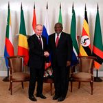 Ramaphosa and Putin
