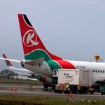 A Kenya Airways plane