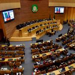 A session of the 35th AU summit in Ethiopia