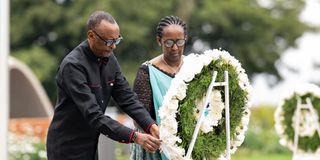 Paul Kagame and Jeannette Kagame