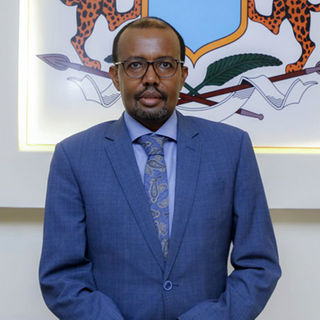 Somali Foreign Minister Abdisaid Muse Ali 