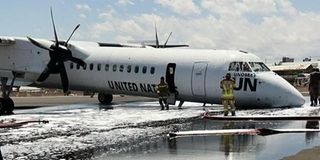 UN plane