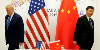 Donald Trump and Xi Jinping 