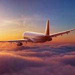 airplane in the sky