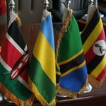 East African flags.